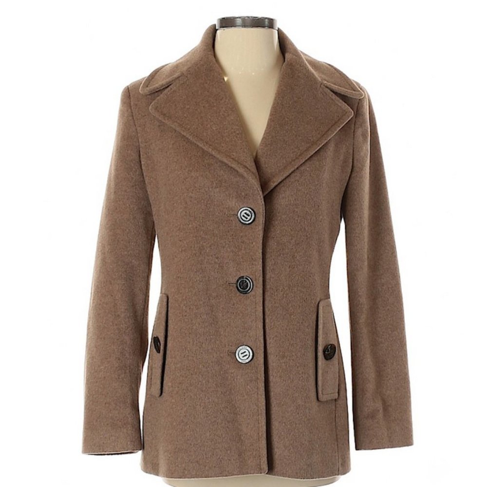 Calvin Klein Wool Coat - Petite 4